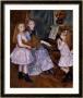 The Daughters Of Catulle Mendes At The Piano, 1888 by Pierre-Auguste Renoir Limited Edition Print