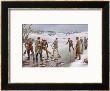 An Exciting Finish To A Curling Match In Scotland by J. Michael Limited Edition Print