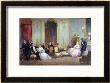 A Family In An Interior, 1842 by Eugene Louis Lami Limited Edition Print