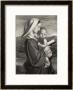 Mary Reads A Prayer Book While Jesus Watches by Vernon Limited Edition Print