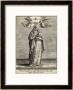 Depicted Showing The Infant Jesus A Single Rose by Hieronymus Wierix Limited Edition Print