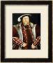 Portrait Of King Henry Viii by Hans Holbein The Younger Limited Edition Pricing Art Print