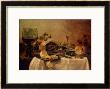 Still Life With Fruit Pie, 1635 by Willem Claesz. Heda Limited Edition Print