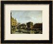 The Grand Canal, Venice With The Fondaco Dei Tedeschi, The Rialto Bridge by Bellotto Bernardo Limited Edition Pricing Art Print