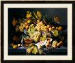 Still Life With Fruit And A Glass Of Champagne by Severin Roesen Limited Edition Pricing Art Print