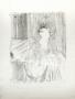 Yvette Guilbert A Menilmontant by Henri De Toulouse-Lautrec Limited Edition Pricing Art Print