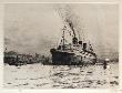 Le Depart Du Paquebot by Pierre Gatier Limited Edition Print