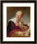 Portrait Of Denis Diderot (1715-84) Circa 1769 by Jean-Honore Fragonard Limited Edition Print