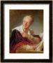 Portrait Of Denis Diderot (1715-84) Circa 1769 by Jean-Honorã© Fragonard Limited Edition Print