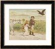 The Mischievous Raven Flew Laughing Away Bumpety Bumpety Bump by Randolph Caldecott Limited Edition Pricing Art Print