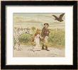 The Mischievous Raven Flew Laughing Away Bumpety Bumpety Bump by Randolph Caldecott Limited Edition Print