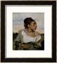 Young Orphan In The Cemetery, Circa 1824 by Eugene Delacroix Limited Edition Print