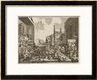 Statue Of George Iii Presides Over A Well-Ordered Country Represented By A Well Tended Garden by William Hogarth Limited Edition Pricing Art Print