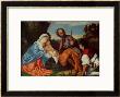 The Holy Family And A Shepherd, Circa 1510 by Titian (Tiziano Vecelli) Limited Edition Pricing Art Print