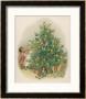 Children Admiring The Brightly Decorated Tree by Ida Waugh Limited Edition Print