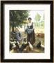 Feeding The Chickens by Julien Dupre Limited Edition Print
