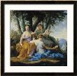 The Muses, Clio, Euterpe And Thalia, Circa 1652-55 by Eustache Le Sueur Limited Edition Print