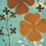 Green Floral Shapes Ii by Beverly Palmer Limited Edition Print