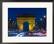 The Arc De Triomphe And The Champs Elysees At Twilight, Paris, France by Jim Zuckerman Limited Edition Print