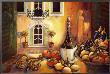 Kitchen In Tuscany by Karel Burrows Limited Edition Print