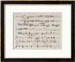 Copyist's Manuscript Of The Second And Third Movements, Vienna 1810 by Ludwig Van Beethoven Limited Edition Print