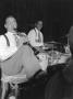 Benny Goodman Playing Clarinet Accompanied By Drummer At Cafe Society Nightclub by Gjon Mili Limited Edition Print