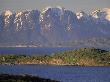 Sunset At Harbor Island, Harstad, Norway by Walter Bibikow Limited Edition Print