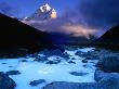 Snow Fields And The Peak Of Ama Dablam In The Everest Region by Jeff Cantarutti Limited Edition Print