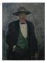 The Painter Niels Astrup, 1919 (Oil On Canvas) by Bernhard Dorotheus Folkestad Limited Edition Pricing Art Print