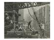 Workers Guiding Hoisting Cable by Lewis Wickes Hine Limited Edition Print