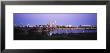 Bridge Over A River With Skyscrapers In The Background, White River, Indianapolis, Indiana, Usa by Panoramic Images Limited Edition Pricing Art Print