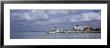 Motorboat At A Dock Near A Boathouse, Sarasota Bay, Sarasota, Florida, Usa by Panoramic Images Limited Edition Pricing Art Print