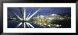 Reflection Of A Metal Structure On Water, The Bigo, Porto Antico, Genoa, Italy by Panoramic Images Limited Edition Print