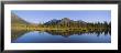 Reflection Of Pine Trees In Water, View From Dempster Highway, Blackstone River, Yukon, Canada by Panoramic Images Limited Edition Pricing Art Print