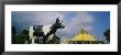 Chatty Bell Statue And Her Calf At A Fair, Wisconsin Pavilion, Neillsville, Wisconsin, Usa by Panoramic Images Limited Edition Print