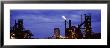 Light Illuminated On An Industrial Building, Ashland, Kentucky, Usa by Panoramic Images Limited Edition Print