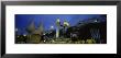 Low Angle View Of Buildings Lit Up At Dusk, Salvador, Bahia, Brazil by Panoramic Images Limited Edition Print