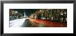 Motion Of Cars Along Michigan Avenue Illuminated With Christmas Lights, Chicago, Illinois, Usa by Panoramic Images Limited Edition Pricing Art Print