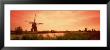 Windmill, Kinderdigk, Netherlands by Panoramic Images Limited Edition Print