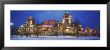 Facade Of A Building Lit Up At Dusk, Navy Pier, Chicago, Illinois, Usa by Panoramic Images Limited Edition Print