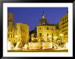 Plaza De La Virgen (Virgin Square) At Dusk, Old Area Of City, Valencia, Spain by Marco Simoni Limited Edition Pricing Art Print