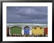 Beach Huts, Muizenberg, Cape Peninsula, South Africa, Africa by Steve & Ann Toon Limited Edition Print