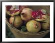 Basket Of Pomegranate, Oaxaca, Mexico by Judith Haden Limited Edition Print