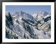 Pyramid Peak, 14,018 Feet, And Maroon Bells, Right, 14,156 Feet From Snowmass by Gordon Wiltsie Limited Edition Print