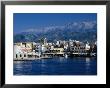 Harbour And Mosque Of The Janissaries On Waterfront, Hania, Crete, Greece by Diana Mayfield Limited Edition Print