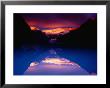 Stormy Alpenglow Lights Up Mt. Victoria And Lake Louise, Banff National Park, Alberta, Canada by Gareth Mccormack Limited Edition Print