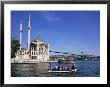 Ortokoye Mosque And Bosphorus, Istanbul, Turkey, Eurasia by Charles Bowman Limited Edition Pricing Art Print