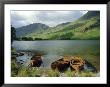 Boats On The Lake, Buttermere, Lake District National Park, Cumbria, England, Uk by Roy Rainford Limited Edition Pricing Art Print