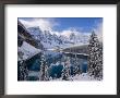 Wenkchemna Peaks And Moraine Lake, Banff National Park, Alberta, Canada by Gavin Hellier Limited Edition Print