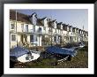 Sailing Boats And Holiday Homes On The Seafront, Whitstable, Kent, England, United Kingdom by David Hughes Limited Edition Print